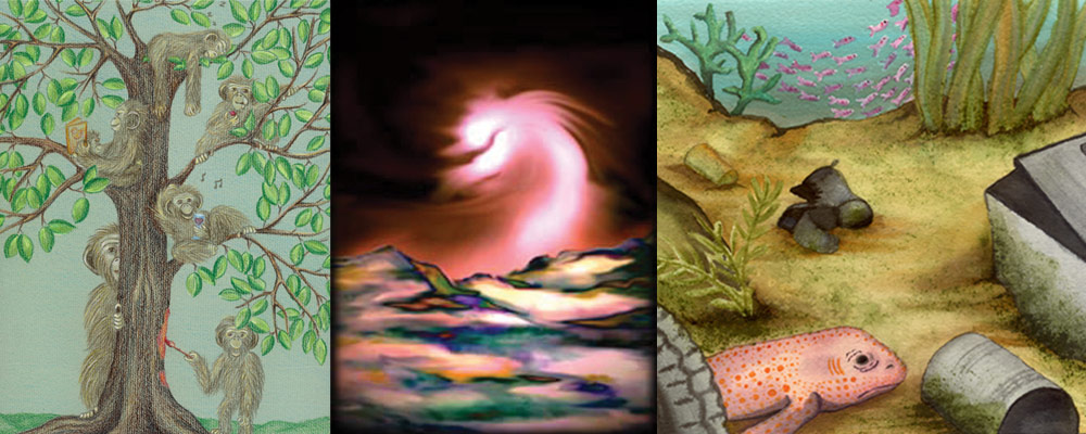 Illustrations - crayon, numérique, aquarelle